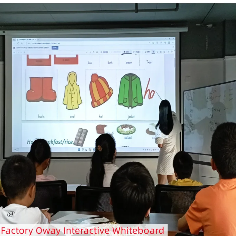 Low Price Mutil Touch Interactive Whiteboard for Education, Meeting, Training High Resulotion Fridge Magnetic Whiteboard