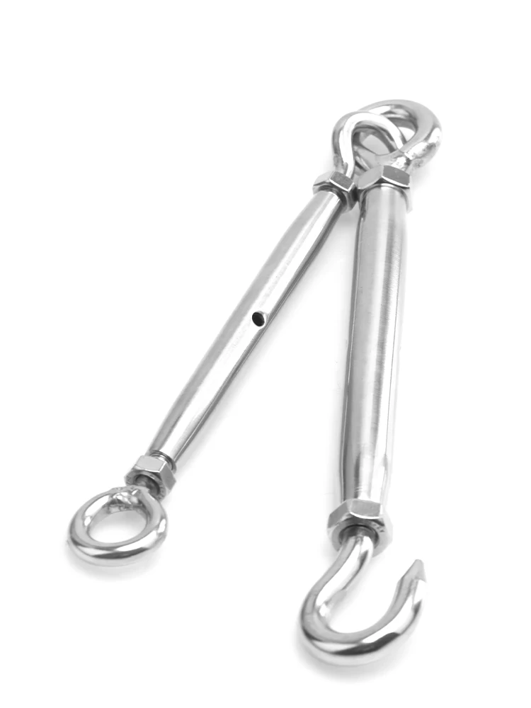 M5-M20 Hooks & Eye OC OO CC Close Type Stainless Steel 304 Adjust Chain Rigging Turnbuckle Wire Rope Tension Device