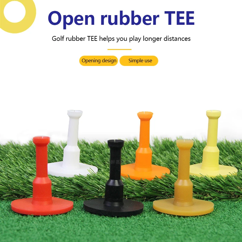 

1Pc Golf Rubber Tees Golf Rubber Tee Driving Range Golf Tees Holder For Driving Range Golf Practice Mat Golf Training Aid