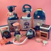 Kitchen Pretend Play Toys For Kids Electric Vacuum Cleaner Microwave Cooker Juicer Washing Machine Household Appliance Girls Toy 1