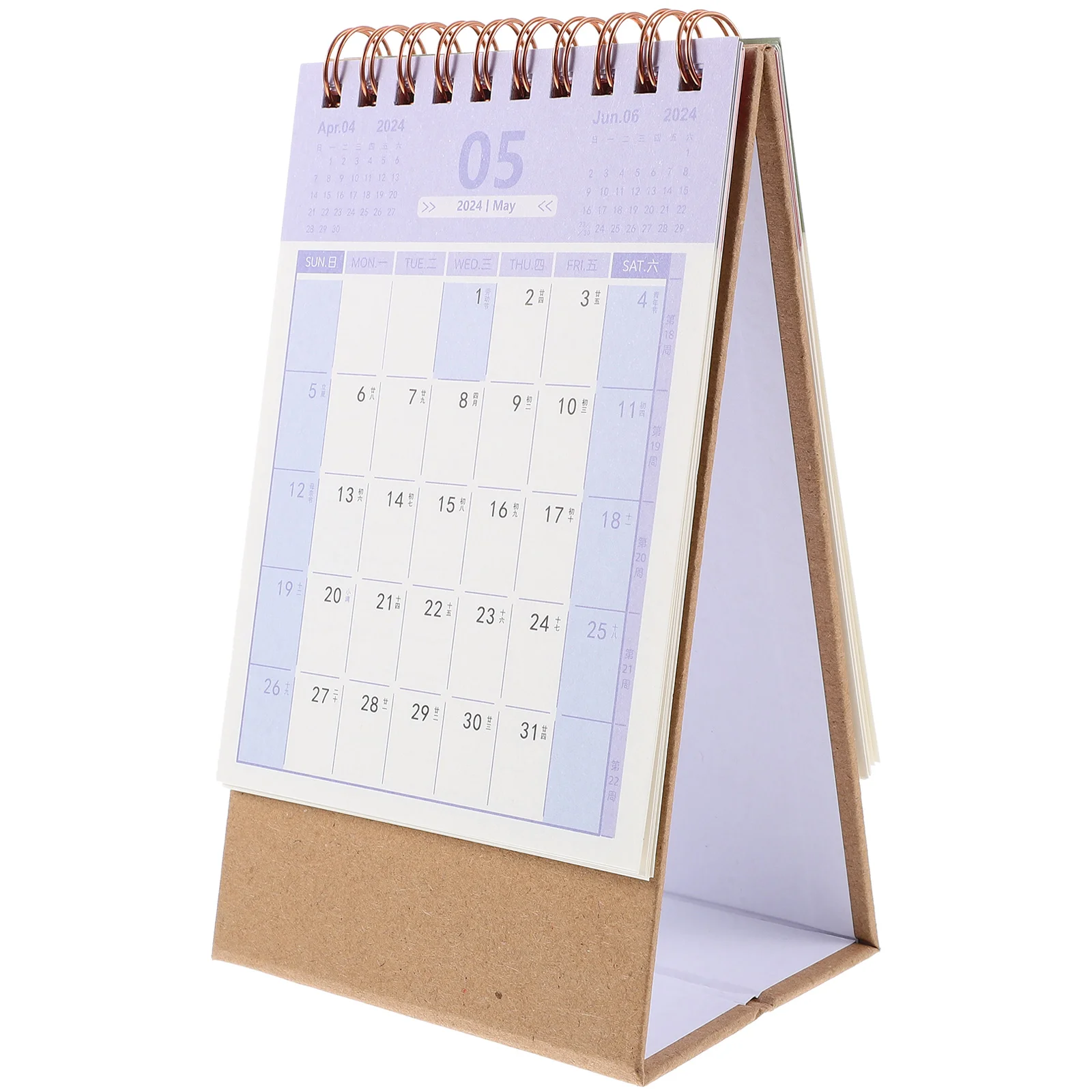 

Desk Calendar Desk Calendar Ornament Stand Up Flip Calendar Decor Desktop Calendar