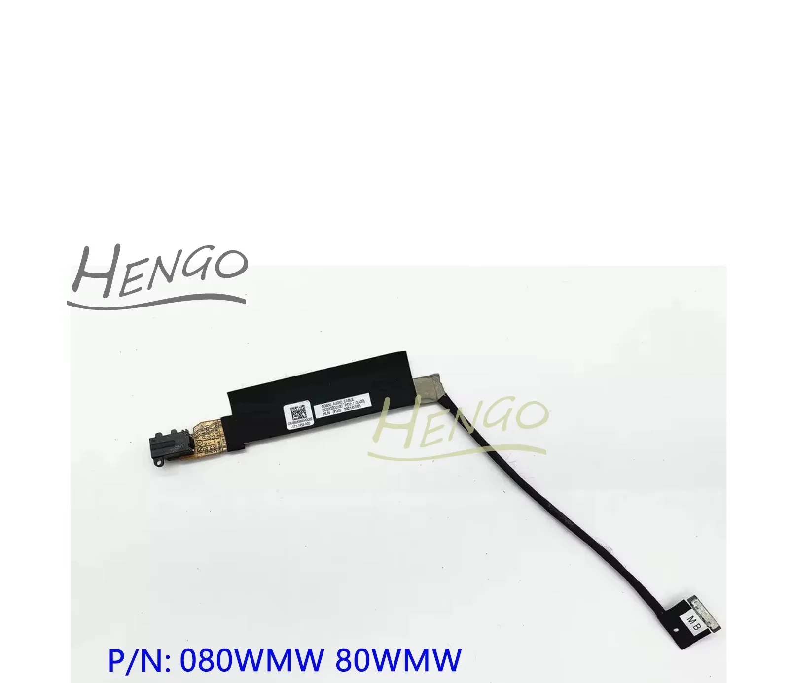 Alienware X15 R1 R2 이어폰 오디오 커넥터 케이블 라인 080WMW 80WMW용 블랙 새 제품
