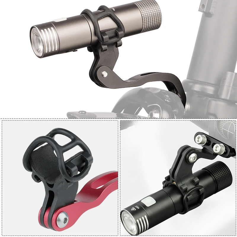 Silicone Strap Fixed Rear Light - Multi-Size, High Temperature Resistant with Fixed Buckle for Handlebar Installation
