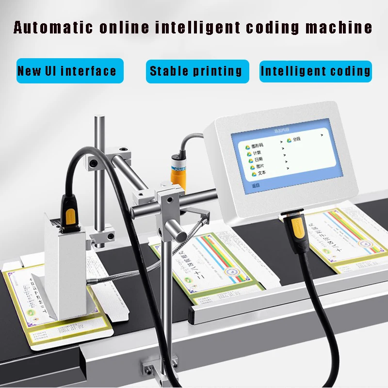 

Automatic Small Coding Machine Assembly Line Online Mouthpiece Coding Machine Production Date Numbering Coding Machine