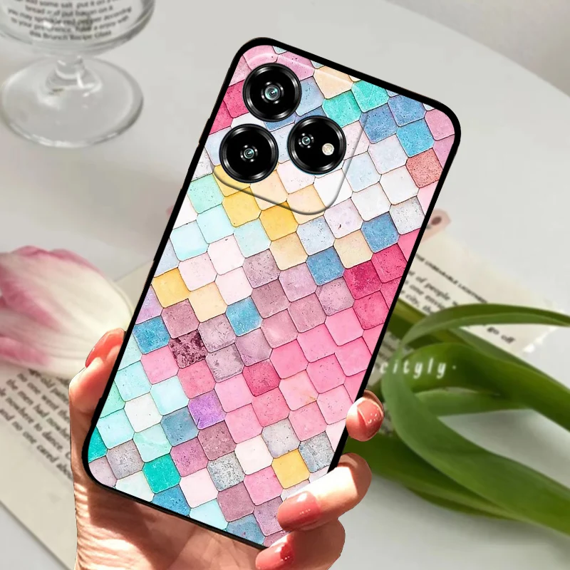 Soft Silicone TPU Shockproof Phone Case with Cute Animal Design - Fashionable Back Cover Bumper