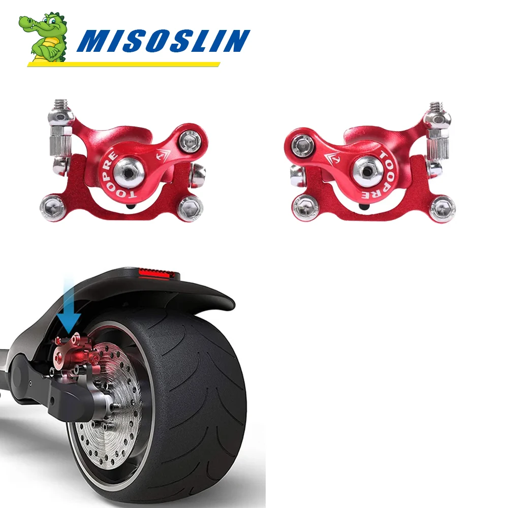 10/12-Inch Hydraulic Disc Brake Applicable Xinlong Zoom Electric Scooter E-Bicycle Folding Driving Aluminum Alloy Lever Brakes