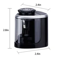 Electric Auto Pencil Sharpener for Students, Helical Steel Blade Sharpener for Artists, Colored Pencils for Kids and Adults 4
