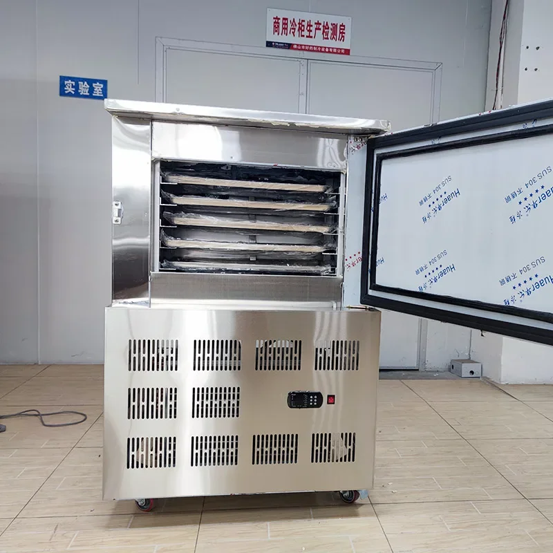 Minus 45 Degree 150L Capacity Small Deep Freezer Refrigerator Cooling Compressor Blast Chiller 880*850*1340mm
