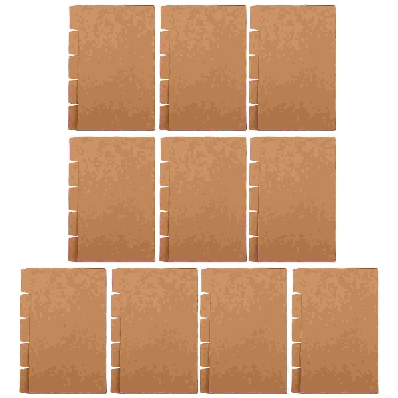 

Kraft Paper Dividers 3 X 5Inch Index Divider Brown Paper Binder Dividers Tabbed Note Cards