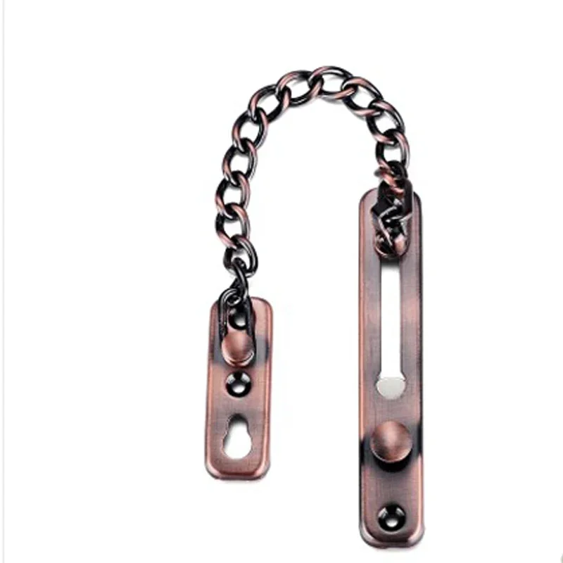 Description Picture 4 of itemStainless Steel Anti-theft Chain Non-perforated Hotel Door Chain Buckle Security Door Latch Deadbolt Window Accessorie