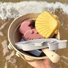 New 9PCS/8PCS Summer Beach Set Toys For Kids Digging Sand Plastic Bucket Watering Bottle Shovels Children Beach Water Game Toys 2