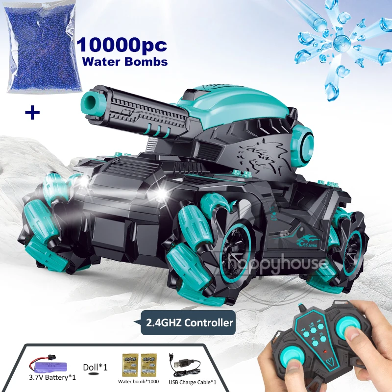 Remote Control Tank for Children Water Bomb Tank Toy Electric Gesture Remote Control Car RC Tank multiplayer RC Car for Boy Kids wall climbing car RC Cars