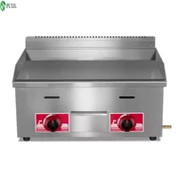 Gas BBQ Grill Outdoor Gas Plancha BBQ Griddle Non-stick Black Iron Cooking Plate Fast Heating Barbecue Tools 1
