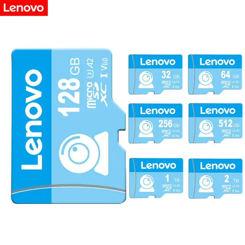 Lenovo 512Gb Micro Tf Card 64Gb Schede Di Memoria 128Gb 256Gb Scheda Di Memoria Flash Sd/Tf Ad Alta Velocità 256 128Gb Sd Flash Memorycard