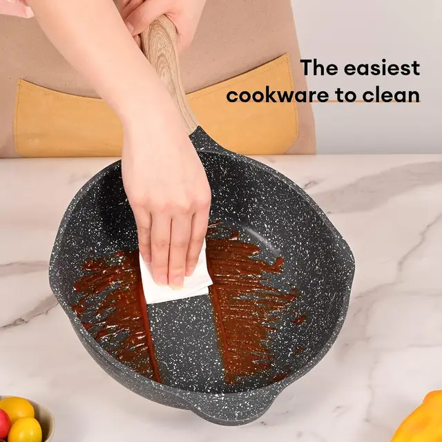 23-Piece Nonstick Granite Cookware Set 4