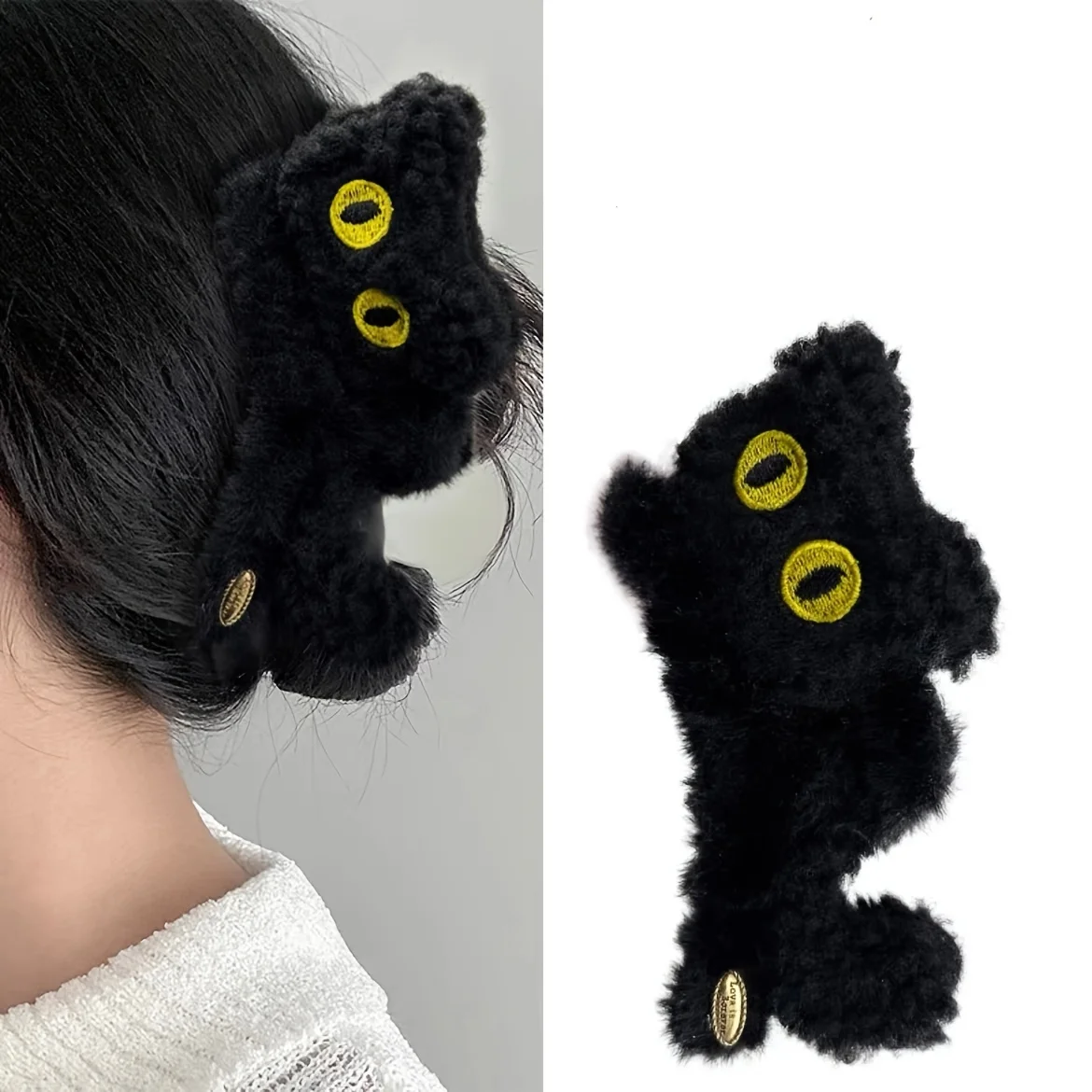 Plush Cat Claw Clip image 6