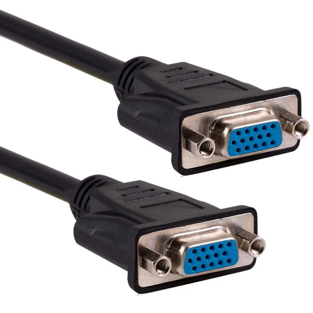 VGA Cable VGA Extension cable 23CM Short VGA female to female Extension Cord Passive Extender For PC laptop Monitor