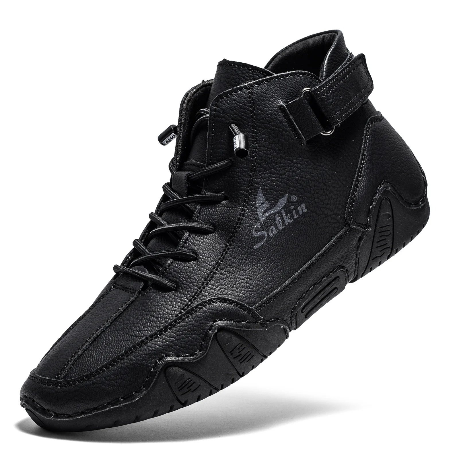

Men's sew casual ankle boots, wear resistant shoes outdoor, spring and fall ankle boots