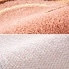 Peach Shape Bathroom Rugs Micro-fiber Floor Mat Anti-skid Carpet Strong Absorbent Flocking Quick Drying Home Floor Mat 6