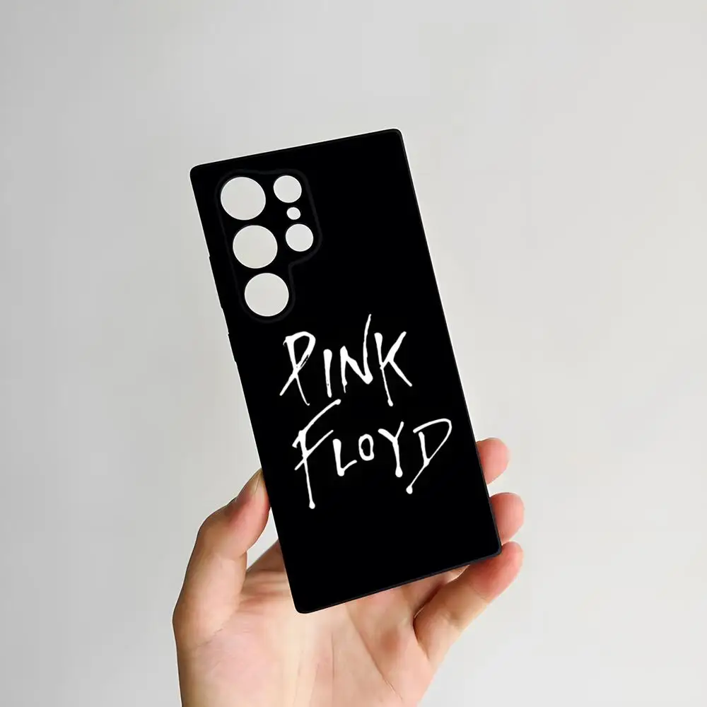 Rock Band Pink Floyd Shockproof Soft Phone Case in Pastel Pink