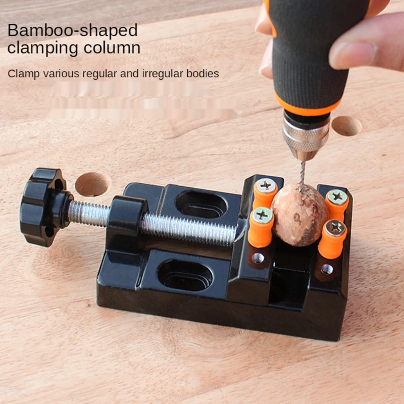 DIY Sculpture Craft Carving Tool Universal Jaw for Bench Clamp Mini Drill Press Table Vise Fixing Small Parts Jewelry Wa