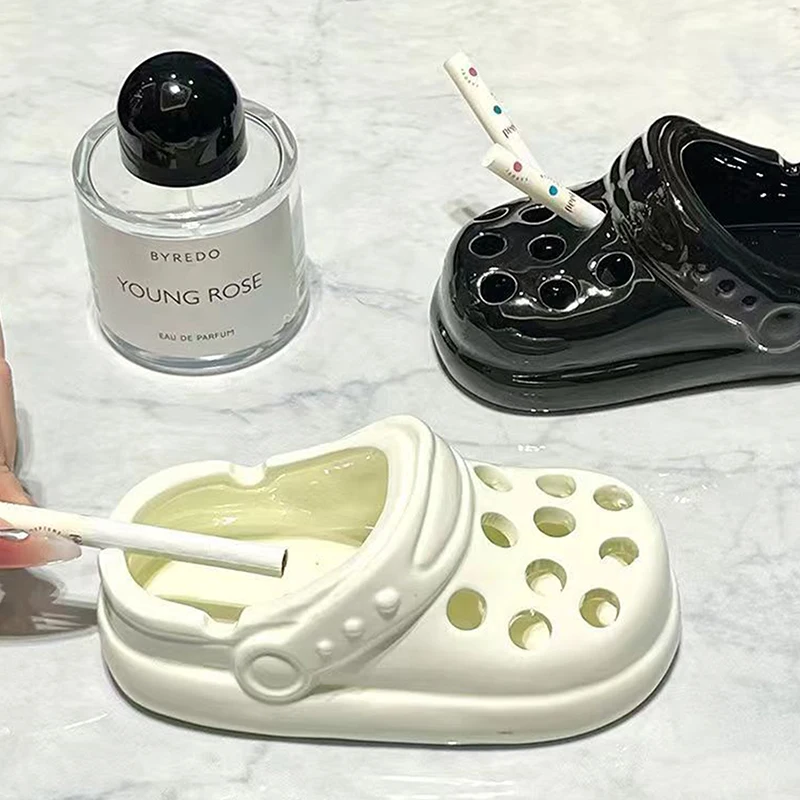 Ceramic Ashtray for Car Interior Office Living Room