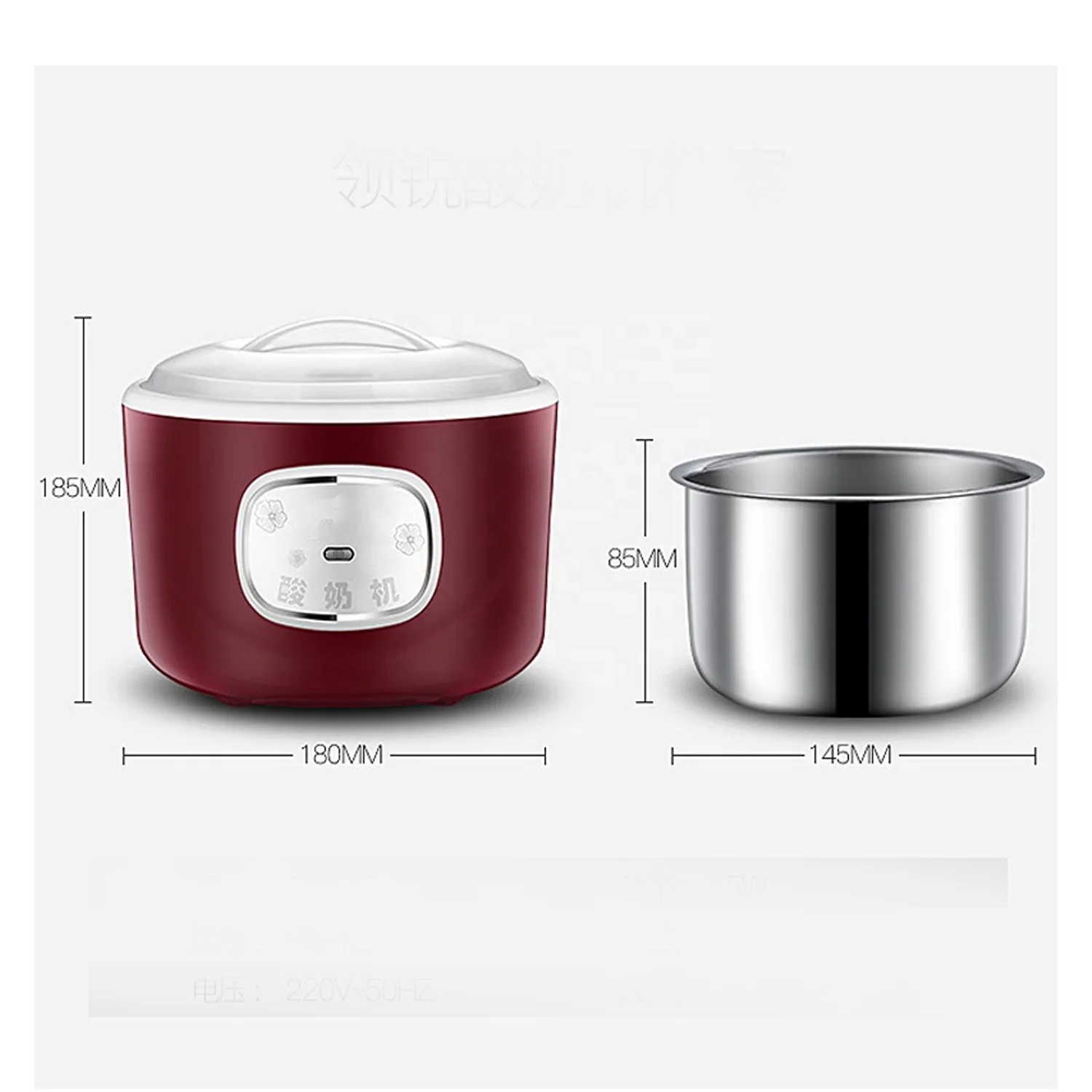 Mini Yogurt Maker 15W 1L Easy Temperature Control For Home Use 5