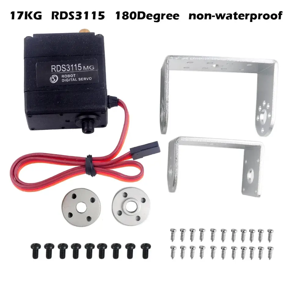 HV Robotic Digital Servo 160kg 150kg 80kg 60kg 35kg 25kg 20kg 17kg Metal Gear Servo Double-Shaft High Torque 180/270 Degree IP66 image 20