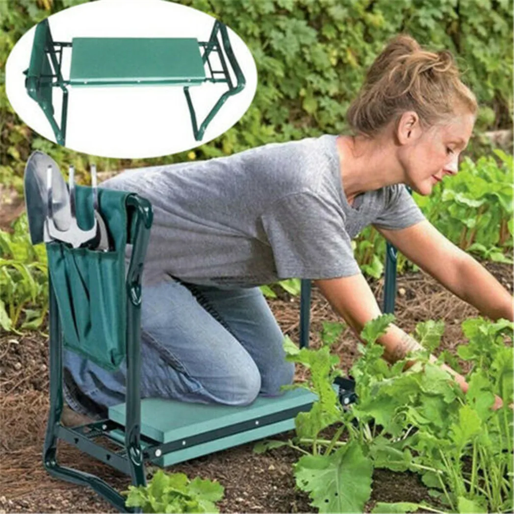 Heavy Duty aggiornato inginocchiatoio da giardino addensare sedile