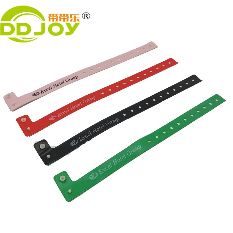 

DDJOY 100pcs PVC Wristband Identification Belt Waterproof Medical ID Wristbands Adjustable Safety for Patient
