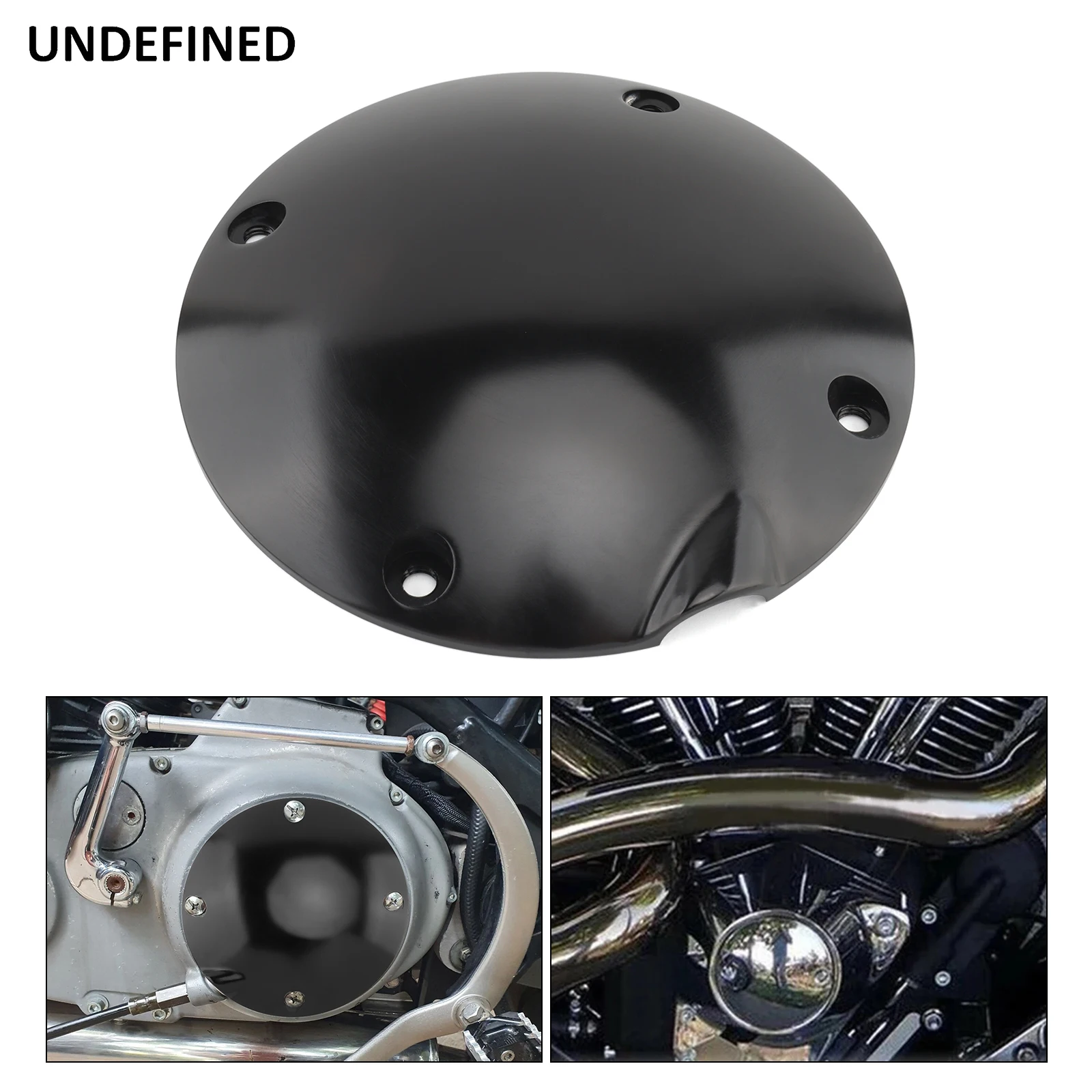 Motorcycle Skull Dome Shaped Clutch Derby Cover for Harley Sportster 883 1200 XL XLH 1994-2003 Black Chrome Replaces 34760-94 motorcycle engine cover engine cover protector engine guard motorcycle accessory set