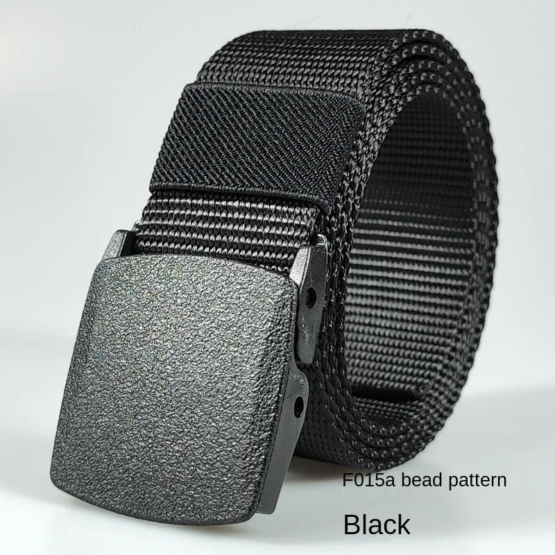 Automatic Buckle Light Comfortable Non-metal  Nylon Belt Outdoor Hunting Multifunctional - Canvas Belts for Men
