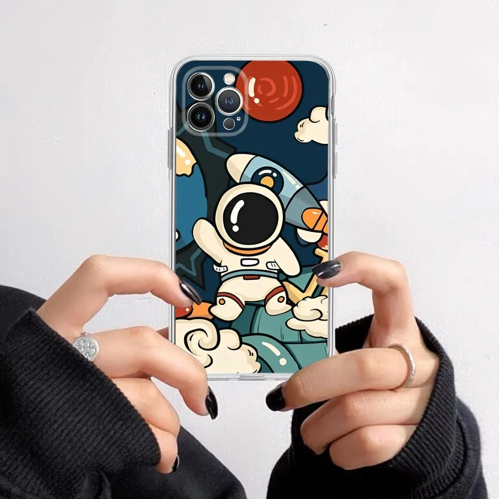 Cartoon Astronaut Phone Case