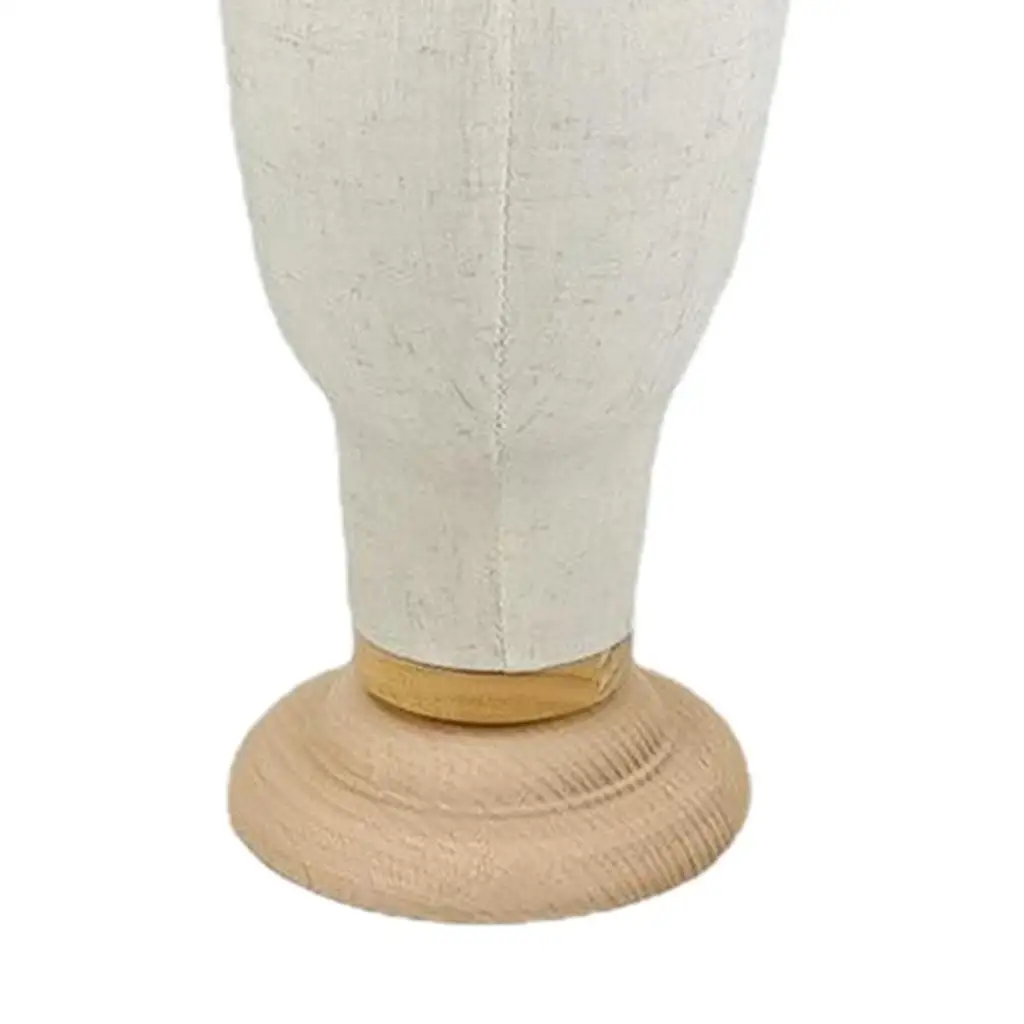 21'' 내구성 캔버스 가발 머리 마네킹 모자 쥬얼리 스탠드 랙