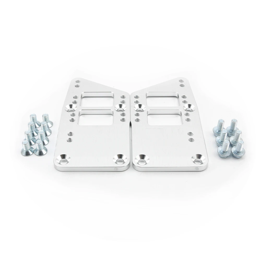 LS Engine Mounts Billet Aluminum LS Swap Kit Adapter Plates Kit LS2 LS3 LS6 Chevelle Camaro Nova engine mount bracket