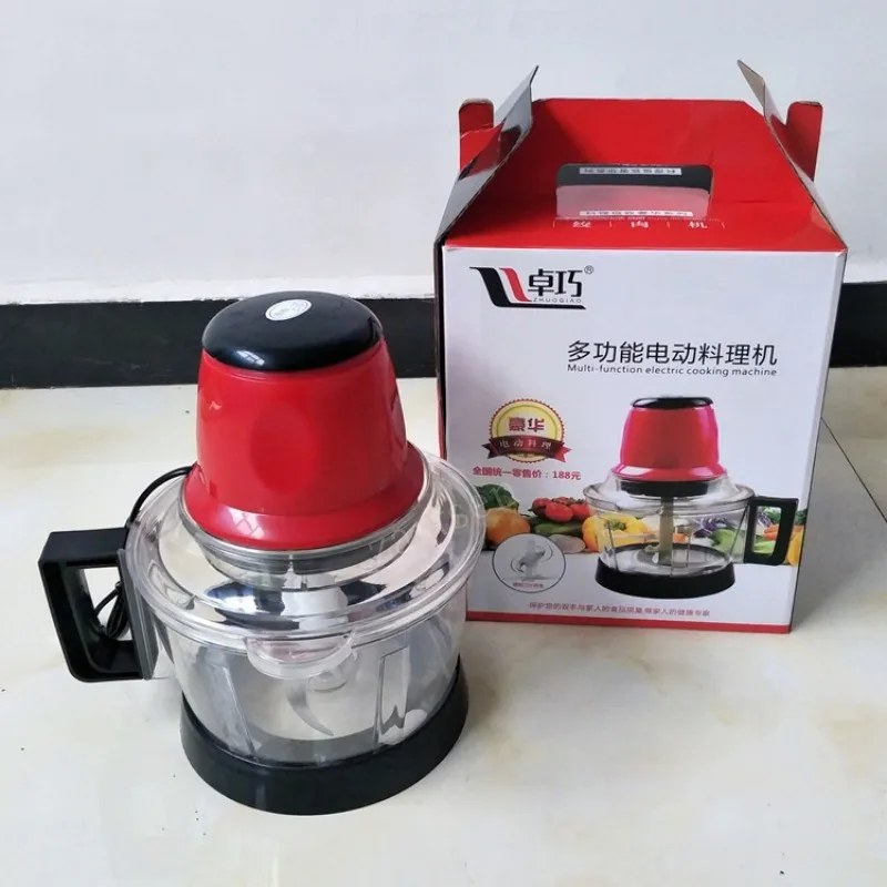 3L Meat Grinder Spice Garlic Vegetable Chopper Electric Automatic Mincing Machine High-quality Household Grinder Food Processor