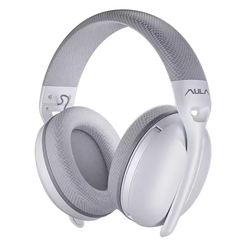 AULA S6 Wireless Headphone Esports Head-mounted Headsets 2.4G/Bluetooth/Wired Lightweight Earphones with Mic PC Gaming Laptop