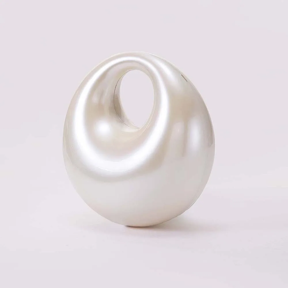 NEW Moon Shaped Acrylic Clutch Handbag for Women Fashion Top-Handle Tote Box Ladies Bucket Shoulder Messenger Bags