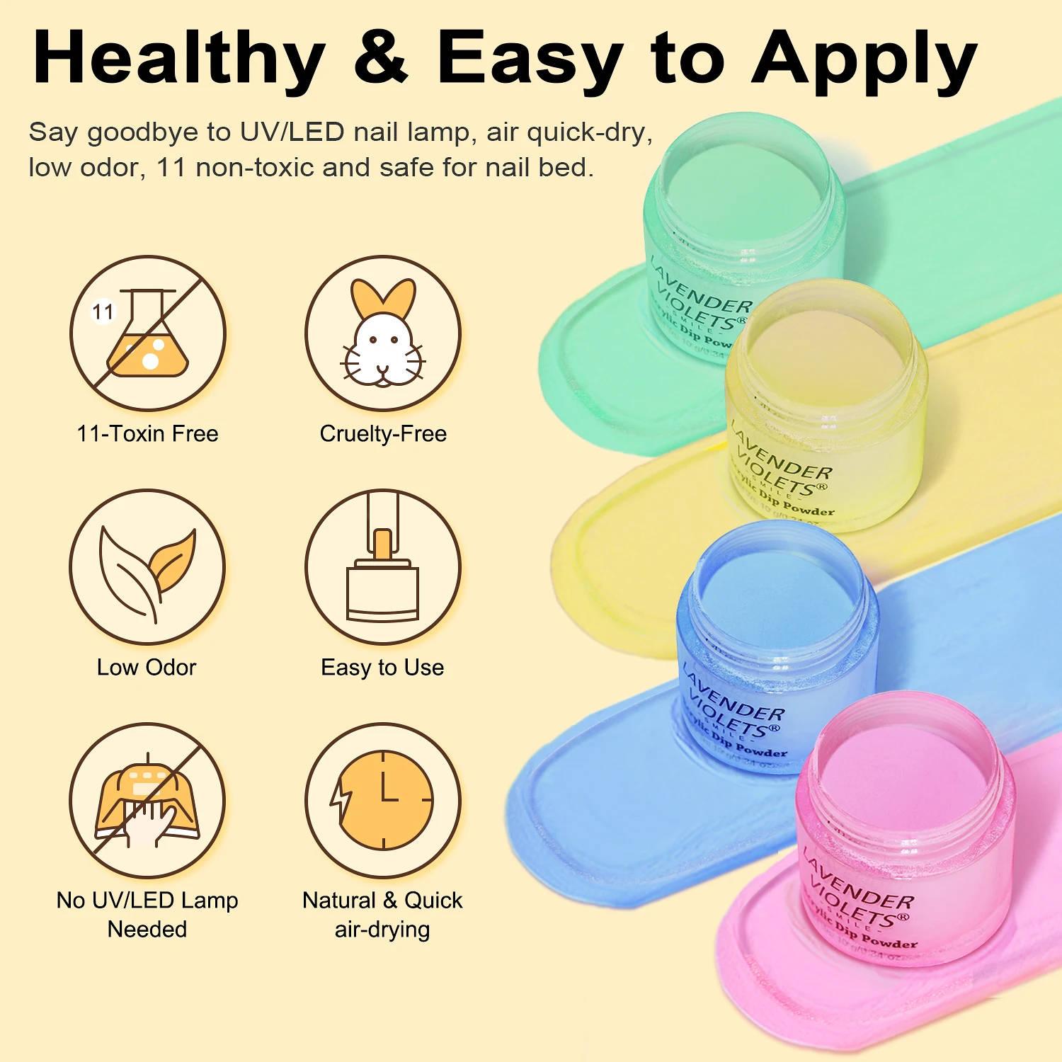 36 Colors Pink Red Blue Glitter Shades Dipping Powder and Dip Liquid Set & Essential Manicure Tools for Women New Year Gift 5