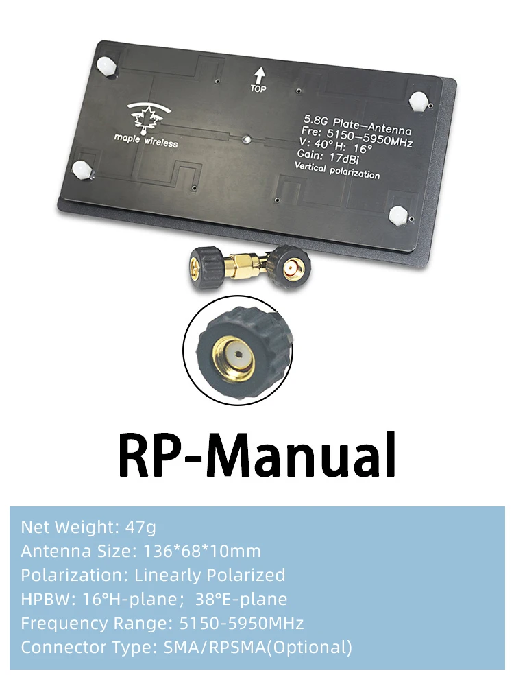 1PCS RPSMA-MANUAL