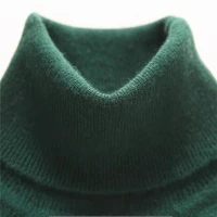 Cashmere Cotton Blend Turtleneck Men Sweater 2025 Autumn Winter Clothes Rolled Neck Jumper Jersey Pull Homme Knitted Pullovers