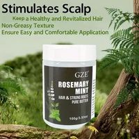 Poupée Greflective Rosemary Mint Hair & Bathing Roots, Croissance naturelle des cheveux et traitement de réparation des dommages pour des cheveux plus forts et plus sains 2