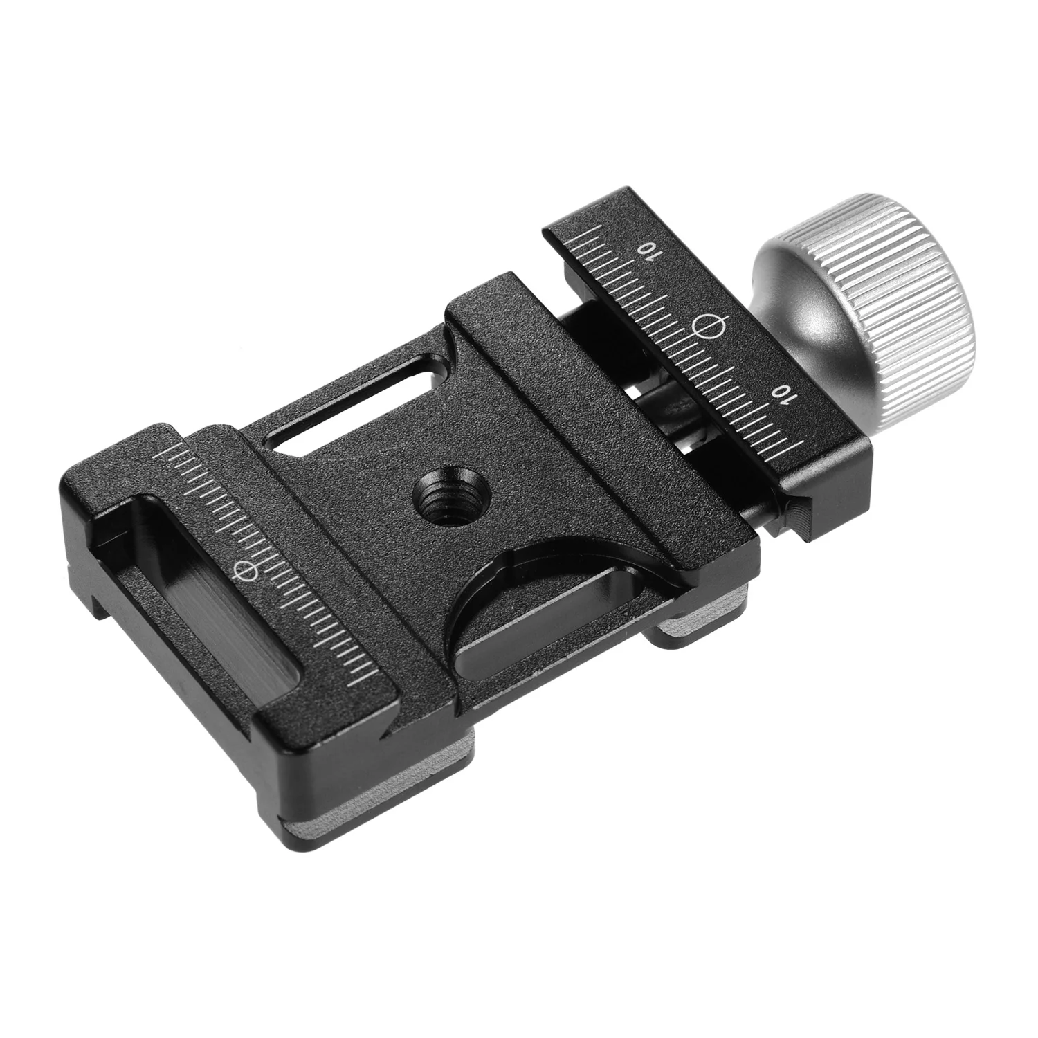 

Aluminium alloy Quick Release Clamp 38mm Screw Knob Clamp with 1/4 inch hole for Arca-Swiss QR Plate for Tripod Ball head DC-38Q