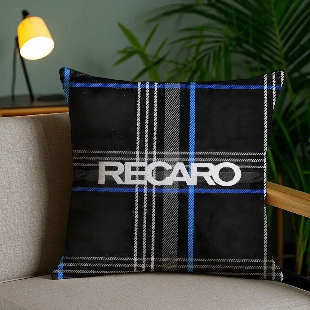Mode Anime R-Recaro Kissenbezug Anti-Dustmite Kissenbezug Unsichtbarer Reißverschluss seidiger kurzer Plüsch Sofakissenbezug – Detail 8