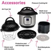 11-in-1 Air Fryer and Electric Pressure Cooker Combo with Multicooker Lids that Fries, Steams, Slow Cooks, Dehydrates 6