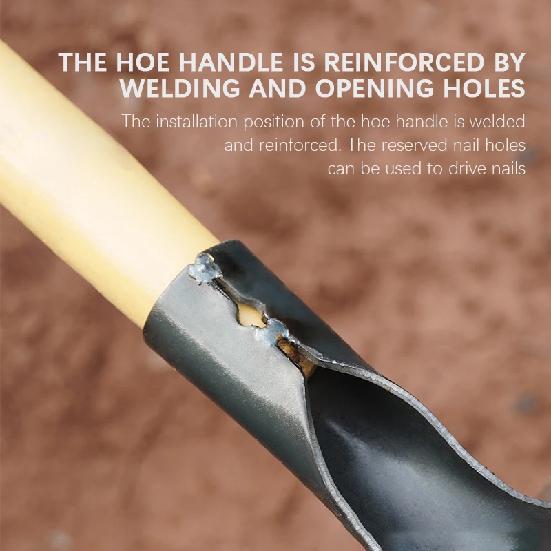 Farm Hoe Agricultural Weeding Hoe Planting Vegetable Gardening Loosening Soil Weeding Tools For Agriculture Tilling 3