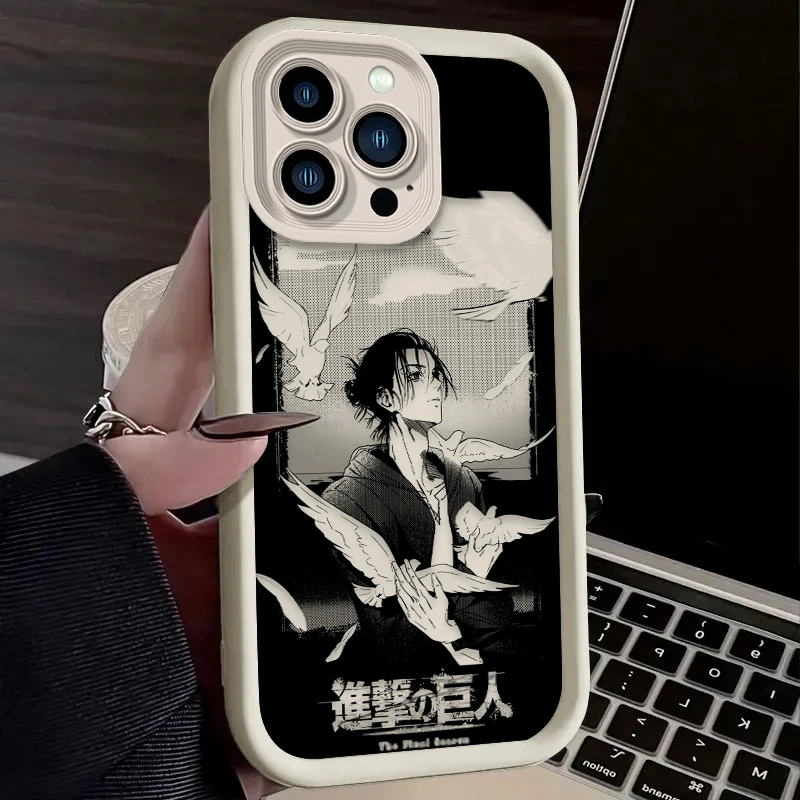 Anime Attack on Titan Eren Shockproof Phone Case