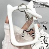 Cat Ear Card Cover Student Card Cover Bus Meal Card Cover Work ID Badge Brand Protection Cover to Prevent Loss 2