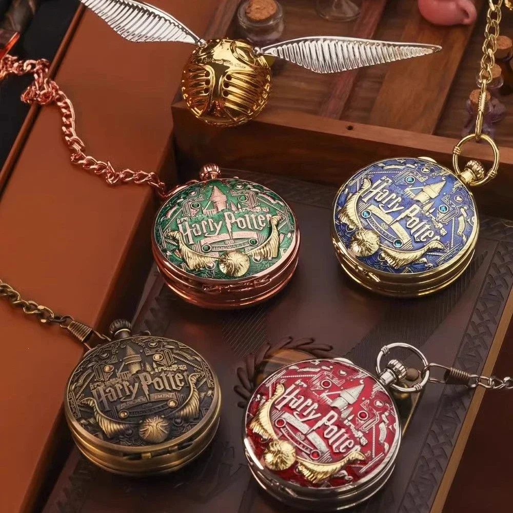 

Music Pocket Watch Harries Potter Hogwarts Movie Peripherals Souvenirs Clock Pendant Party Decoration Children's Toys Gifts