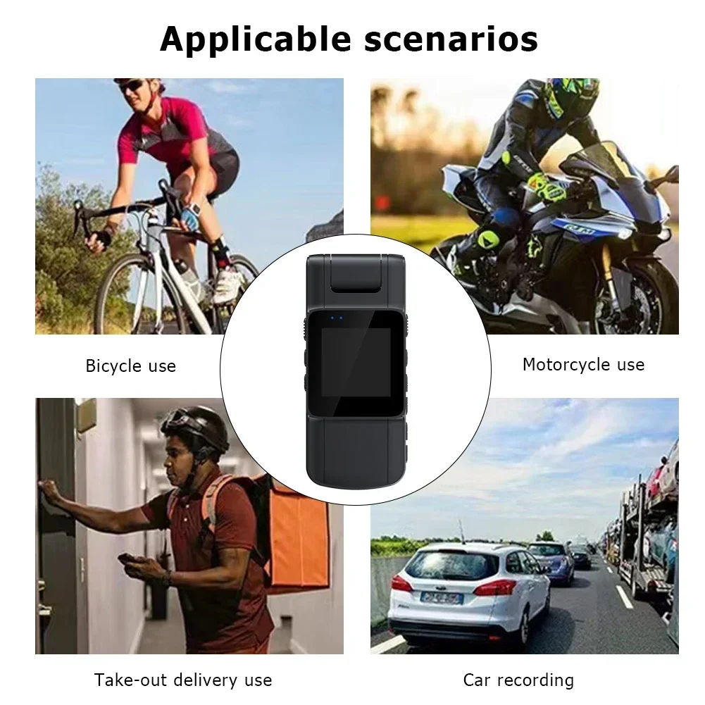Mini 2025 Camera 4K HD WiFi motorcycles Sports Rotating lens Night Vision Digital Video Recorder Police security Wearable Camera 6